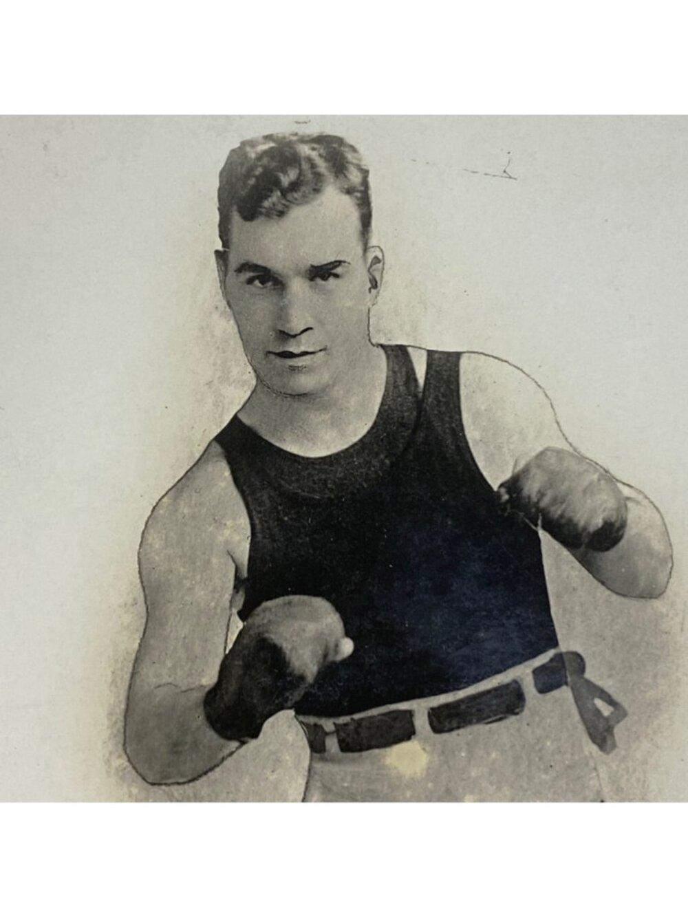 JACK BRITTON Boxer Boxing Photograph 8x10" World Welterweight Champion 1900s - Picture 2 of 5